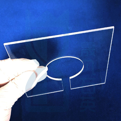Tùy chỉnh Transparent UV Fused Silica Sheet Plate cho đèn LED UVc