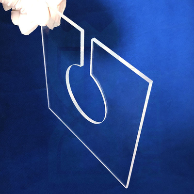Tùy chỉnh Transparent UV Fused Silica Sheet Plate cho đèn LED UVc