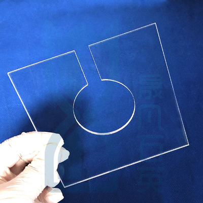Tùy chỉnh Transparent UV Fused Silica Sheet Plate cho đèn LED UVc
