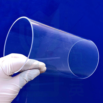SiO2 Quartz Tube nóng chảy một đầu niêm phong đáy hoặc đáy tròn