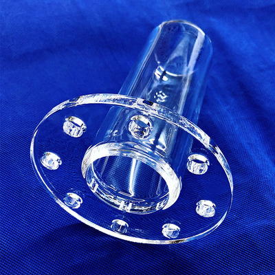 CNC hoàn thiện niêm phong Quartz Flange hàn và khoan
