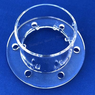 CNC hoàn thiện niêm phong Quartz Flange hàn và khoan