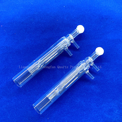 Độ chính xác cao chống ăn mòn Quartz đầu quả bóng ống niêm phong nhiệt độ cao