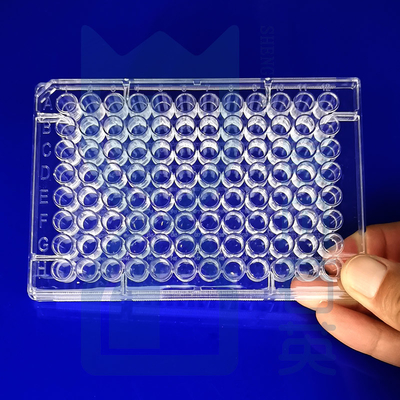 CNC Custom Quartz 96 Well Plate minh bạch không băng