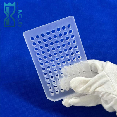Đơn vị thông minh Frosted Quartz quang 96 Well Plate Kháng ăn mòn nhiệt độ cao
