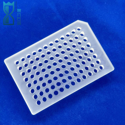 Đơn vị thông minh Frosted Quartz quang 96 Well Plate Kháng ăn mòn nhiệt độ cao