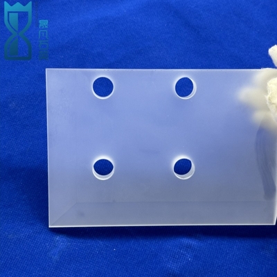 Đĩa hình tròn thủy tinh tùy chỉnh Laser đục đĩa thạch anh Quartz
