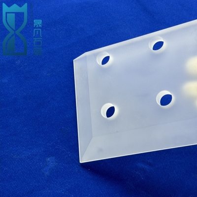 Đĩa hình tròn thủy tinh tùy chỉnh Laser đục đĩa thạch anh Quartz