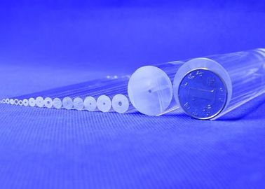 Hóa chất UV Quartz Tube Rod Vật liệu thân thiện với môi trường 0,25-0,5mm Diameter bên trong Độ chính xác cao