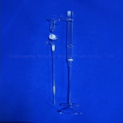 Nhà máy Quartz thiết bị tùy chỉnh Phòng thí nghiệm Quartz ống thủy tinh chống nhiệt độ cao