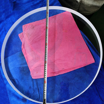 Truyền ánh sáng cao Chiều kính lớn Quartz Glass Disc Transparent Quartz Glass Sheet Custom