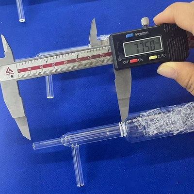 Phòng thí nghiệm tùy chỉnh ống ngưng tụ thạch anh ống kính thạch anh ống thử thạch anh