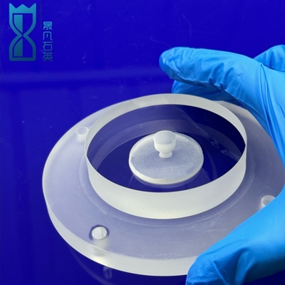 bán dẫn Frosted Transparent Quartz Flake Quartz Flanges Kháng ăn mòn