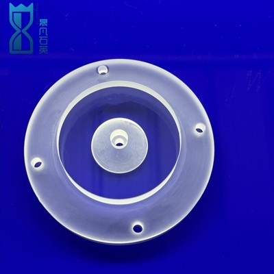 bán dẫn Frosted Transparent Quartz Flake Quartz Flanges Kháng ăn mòn