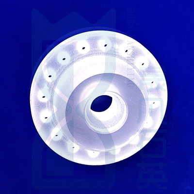 Chất bán dẫn chống ăn mòn nhiệt độ cao đặc biệt Quartz Frosted Flange Quartz Perforated Flange