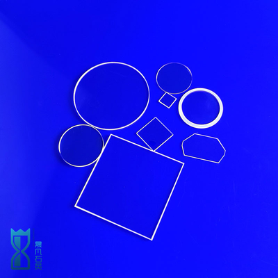 Nhà máy cao độ minh bạchđược hợp nhất silicon cho cửa sổ quang học tùy chỉnh không đều Quartz tấm tấm kính