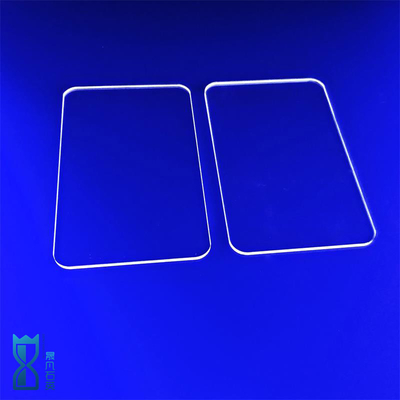 Nhà máy cao độ minh bạchđược hợp nhất silicon cho cửa sổ quang học tùy chỉnh không đều Quartz tấm tấm kính