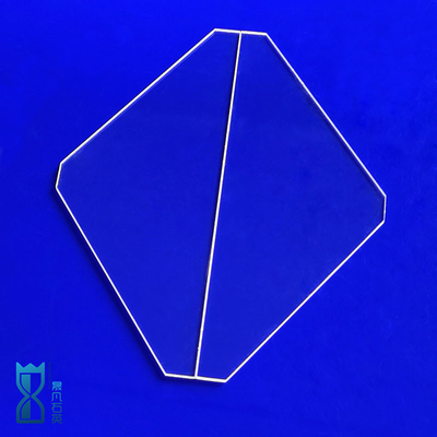 Nhà máy cao độ minh bạchđược hợp nhất silicon cho cửa sổ quang học tùy chỉnh không đều Quartz tấm tấm kính