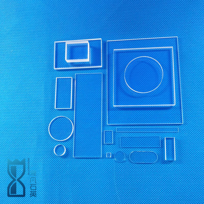 Nhà máy cao độ minh bạchđược hợp nhất silicon cho cửa sổ quang học tùy chỉnh không đều Quartz tấm tấm kính