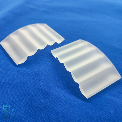 Nhà máy Hiệu suất cao Sản phẩm silicon nóng chảy tùy chỉnh không đều Quartz Frosted Bảng kính