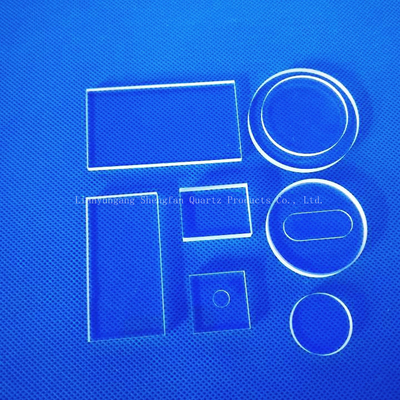 Nhà máy cao độ minh bạchđược hợp nhất silic Custom quang Quartz tấm tấm thủy tinh trong các kích thước khác nhau