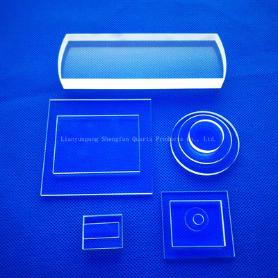Nhà máy cao độ minh bạchđược hợp nhất silic Custom quang Quartz tấm tấm thủy tinh trong các kích thước khác nhau