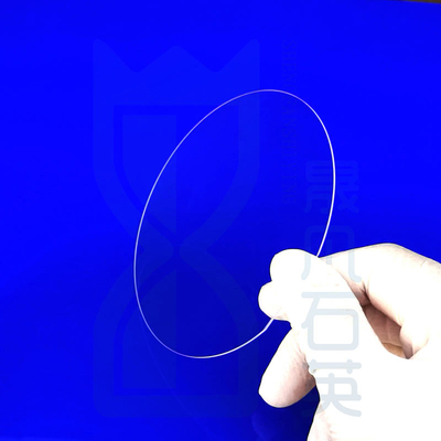 High Light Transmission Window Schist Quartz Glass Sheet 2 "4" 6 " Quartz Wafer Wafer 0.3mm Độ dày