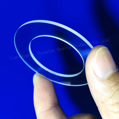 Độ truyền ánh sáng cao Bảng mờ thông suốt Quartz vòng tùy chỉnh