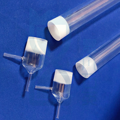 Các trường học lớn Khả năng chống ăn mòn tùy chỉnh hệ số mở rộng nhiệt của ống nghiền thạch anh thấp Quartz Glass Instrument