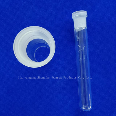 Quartz thiết bị kính thử nghiệm ống rõ ràng