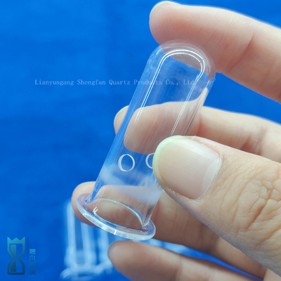 Kháng nhiệt Thảo nghiệm đồ thủy tinh tùy chỉnh Quartz thủy tinh trong suốt ống đâm ống Quartz ống thử