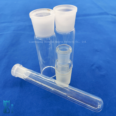 Custom Glass Cylinder One Side Sealed Quartz Test Tube Glass Pipe Các đồ thủy tinh phòng thí nghiệm