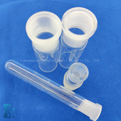 Custom Glass Cylinder One Side Sealed Quartz Test Tube Glass Pipe Các đồ thủy tinh phòng thí nghiệm