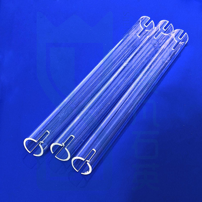 Nhà máy lò chống nhiệt độ cao Custom Fused Quartz Heating Tube Quartz Glass Tube