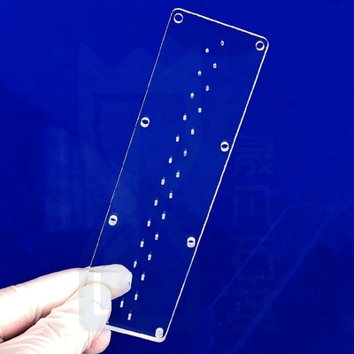 Nhà máy truyền ánh sáng cao tùy chỉnh laser đục thạch anh tấm thủy tinh hợp kim thạch anh