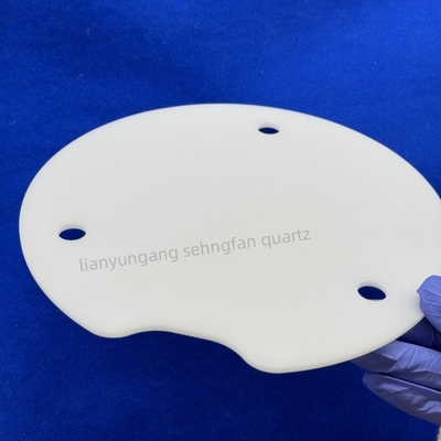 Bản đồ Opal hợp nhất Quartz tấm tấm nhiệt độ cao và chống ăn mòn