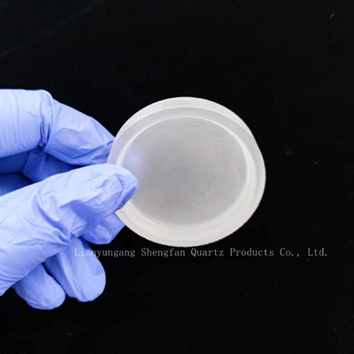 Hiệu suất cao Clear Frosted Thick Wall Sheet Quartz Glass Disc Phòng thí nghiệm đồ thủy tinh