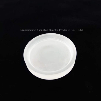 Hiệu suất cao Clear Frosted Thick Wall Sheet Quartz Glass Disc Phòng thí nghiệm đồ thủy tinh