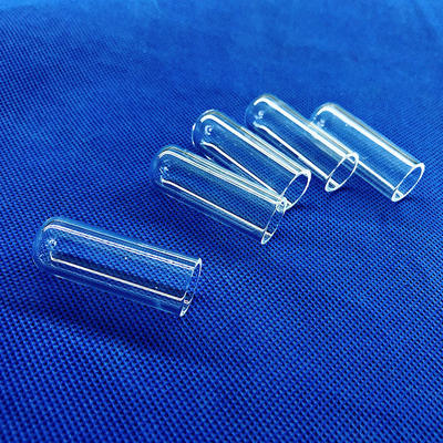 Tùy chỉnh Clear Round Bottom End Quartz ống thử cho phòng thí nghiệm
