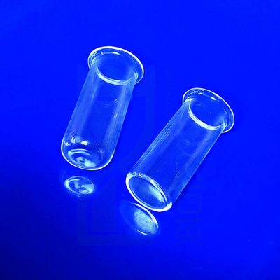 Nhiệt độ cao tinh khiết cao silic Quartz ống thủy tinh Quartz với ống sườn Quartz ống thử sườn