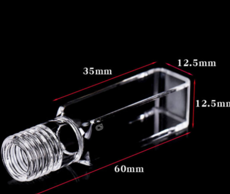 Phòng thí nghiệm cần thiết! Ultraviolet Quartz Cuvettes 5mL/10mL 100% Không có bong bóng tương thích với UV-Vis Spectrophotometers