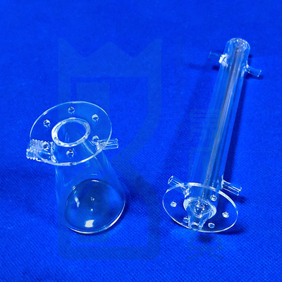 Độ tinh khiết cao 99,99% Thiết bị thử nghiệm chống ăn mòn nhiệt độ cao Quartz Glass Tubes And Quartz Reactors