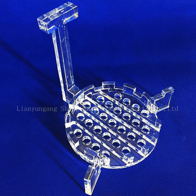 Độ tinh khiết cao 99,99% Thiết bị thử nghiệm chống ăn mòn nhiệt độ cao Quartz Glass Tubes And Quartz Reactors