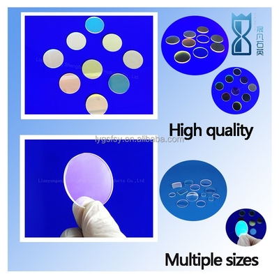 Tùy chỉnh độ minh bạch cao tia cực tím chống phản xạ phim cửa sổ quang Quartz phủ tấm Quartz tấm kính