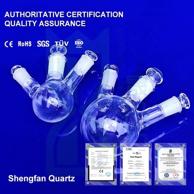 Bình tam cổ với đĩa thạch anh trong suốt được chế tác thủ công bằng dịch vụ gia công rèn và cắt