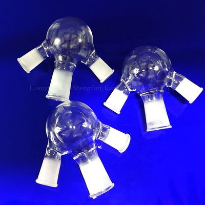 Bình tam cổ với đĩa thạch anh trong suốt được chế tác thủ công bằng dịch vụ gia công rèn và cắt