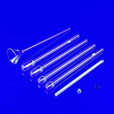 Ống hấp phụ BET bằng thủy tinh thạch anh chịu nhiệt độ cao, chống ăn mòn, độ trong suốt cao