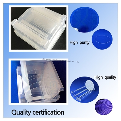 Đơn vị hóa Quadrated Silicon Quartz Glass Plate Clear Quartz Glass Substrate Cho Nhiệt độ cao