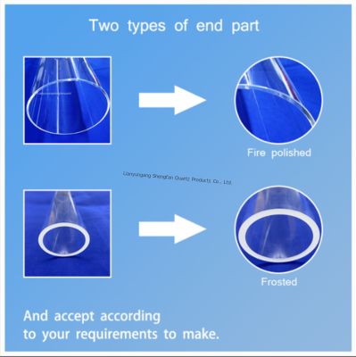 Ống thạch anh silica nóng chảy trong suốt với khả năng cách điện tuyệt vời Không có bọt khí cho các ứng dụng hàng không vũ trụ