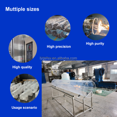 Ống thủy tinh thạch anh cho độ chính xác cao, độ bền cao trong các lĩnh vực công nghiệp và khoa học